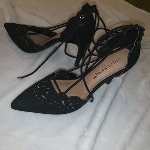 Black Point Toe Heels